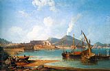 Bay Canvas Paintings - The Bay of Naples